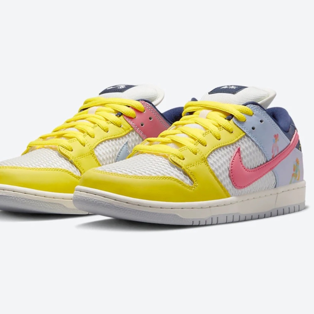 Nike SB Dunk Low Be True Colorway Multi-Color/Pink Gaze-Sail Schipani DX5933 900